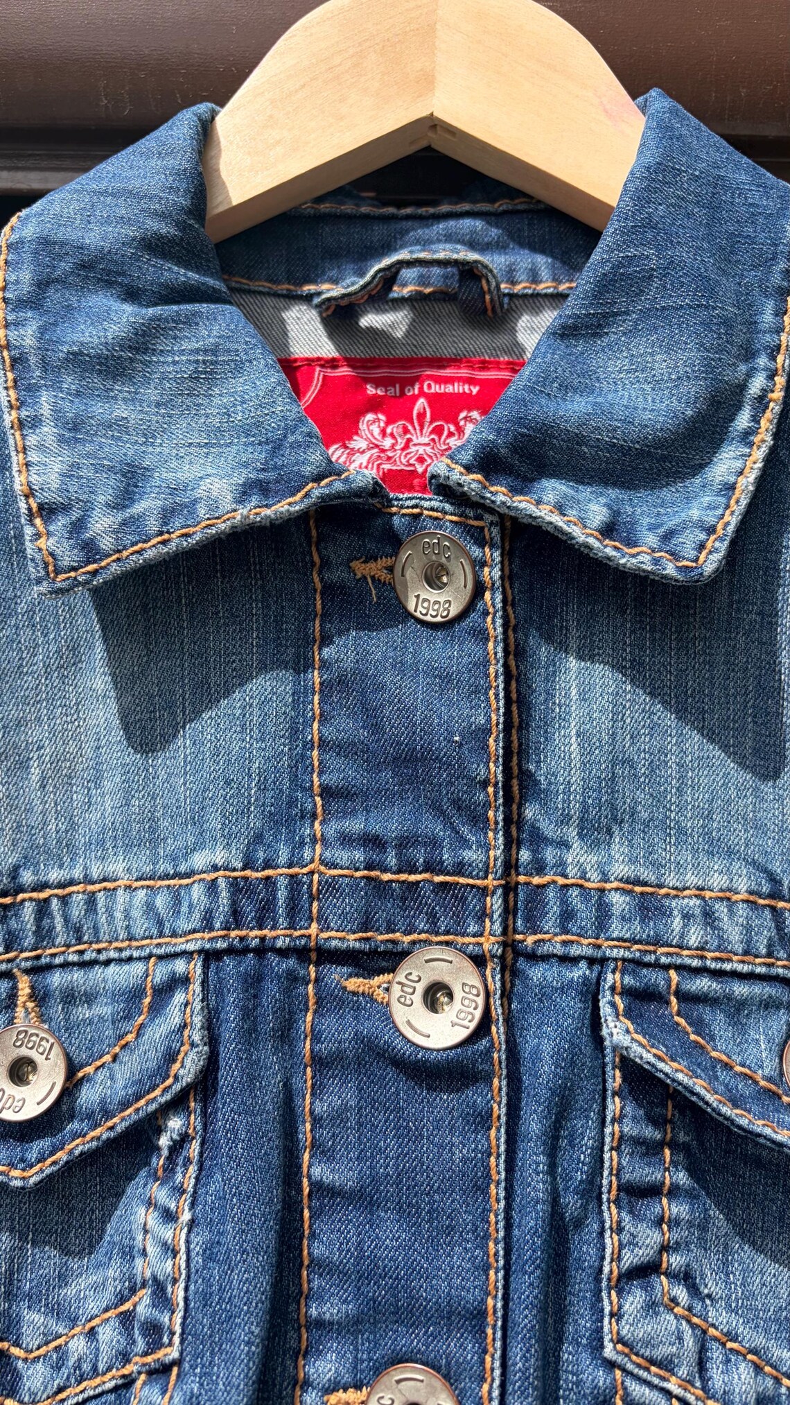 Vintage EDC by Esprit Denim Jacket, foto 3 di 5