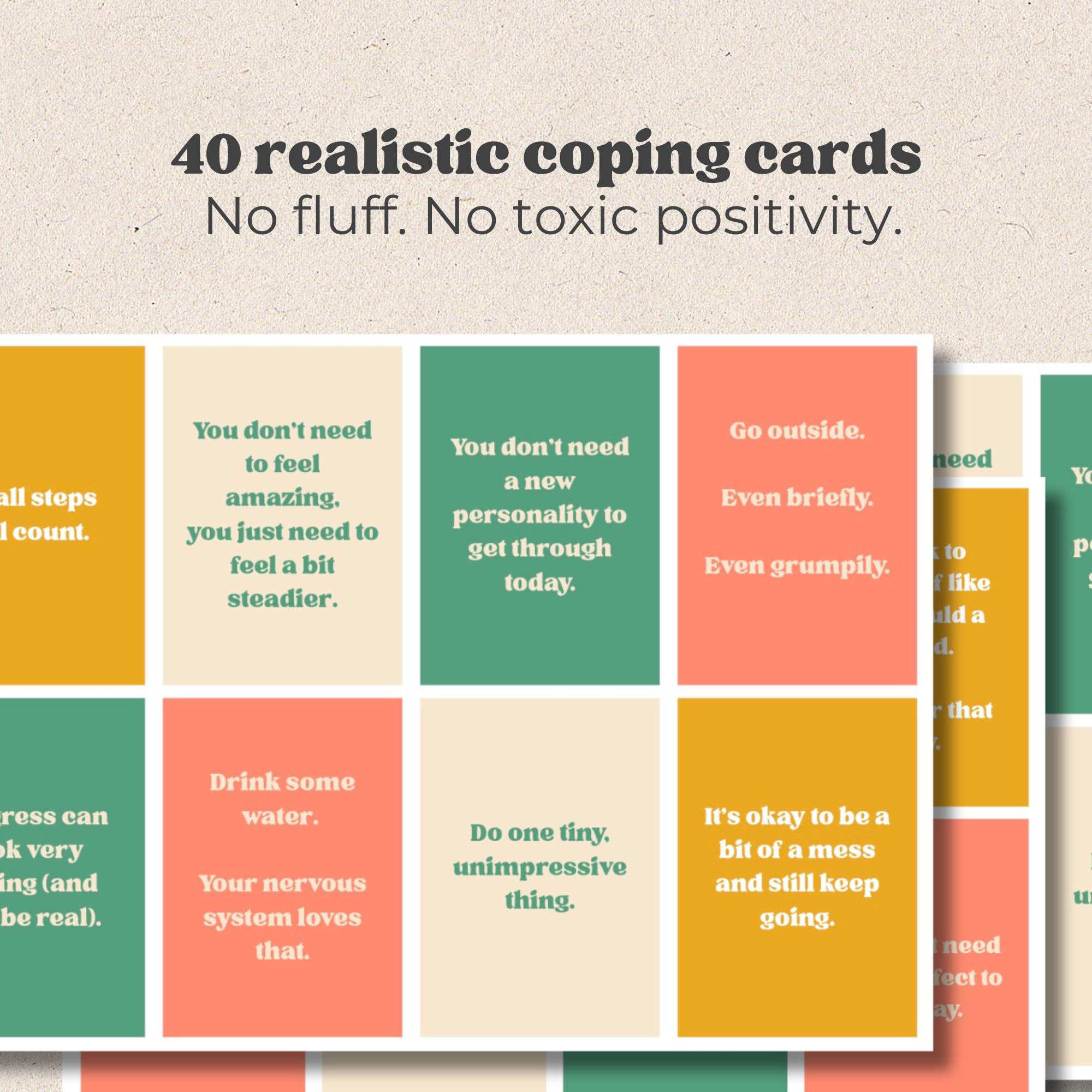 Anxiety Coping Cards Printable | Overthinking & Anxiety Relief Tools ...