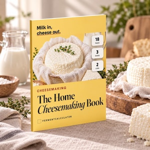 Home Cheesemaking Book Printable | Milk to Cheese Yield, Rennet Dose (PDF)