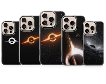 Black Hole Phone Case Interstellar Space Nebula Event Horizon for iPhone 17 Air 16e 15 Pro Max 14 | Samsung S26 Ultra S25+ | Google Pixel 10