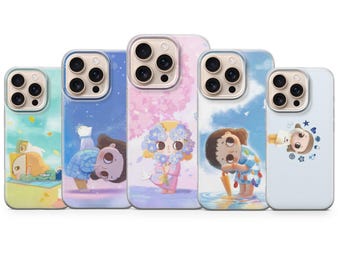 Nyota Phone Case PopMart Cover for iPhone 17 Air 16e 15 Pro Max 14 13 | Samsung S25 Ultra S24 S23 FE | Google Pixel 10 XL 9
