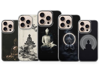 Buddha Phone Case Zen Meditation Spiritual Yoga Gift for iPhone 17 Air 16e 15 Pro Max 14 | Samsung S26 Ultra S25+ S24 FE | Google Pixel 10