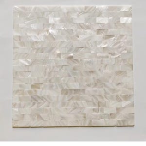 Vit tegelsten sömlös päronmorplatta