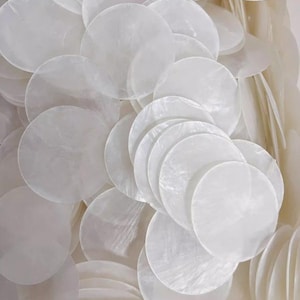 Round Capiz Shell For Capiz Shell Chandelier Wedding Home Decor Birthday Party DIY Craft Hanging