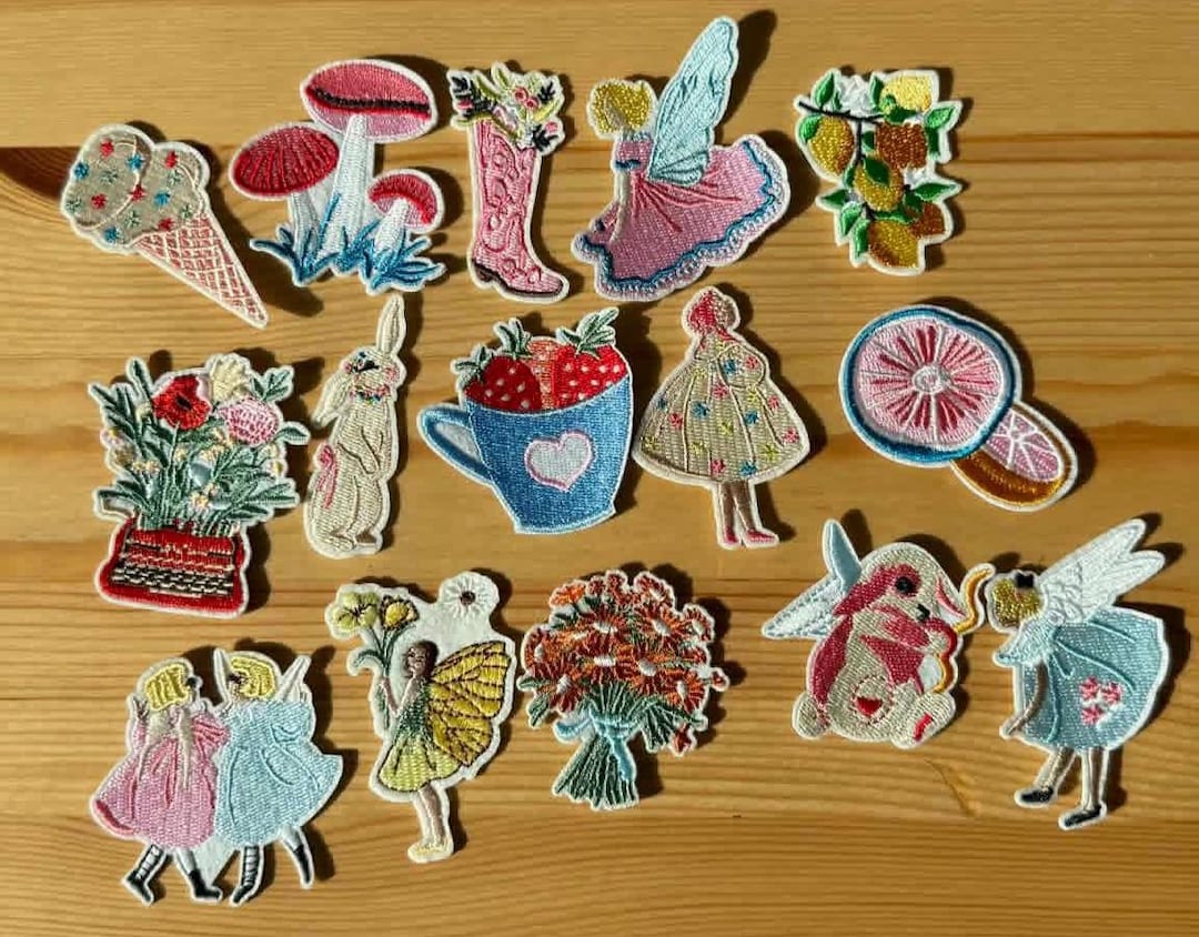 Whimsy Patch Ideas Whimsy Fairy Embroidered Sew On/ Iron on Patches - Etsy UK