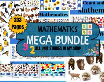 Math Worksheets Bundle 1-100 Printable - Etsy