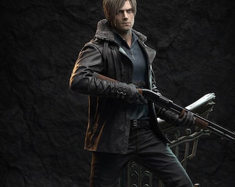 Detailed Leon Figurine STL | 3D Print Model, Collectible Miniature (Digital Download)