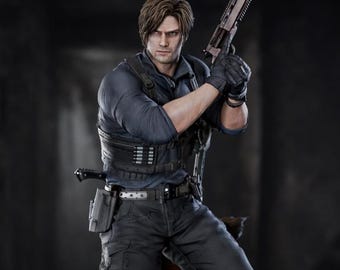 Detailed Leon Figurine STL | 3D Print Model, Collectible Miniature (Digital Download)