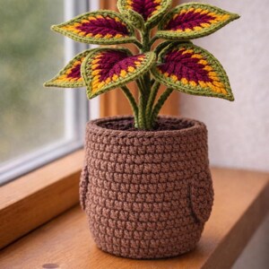 Owl Plant Pot Crochet Pattern PDF – Amigurumi Owl Flower Pot for Kids Room Decor, Cute Gift Idea, Easy DIY, Digital Download image 9