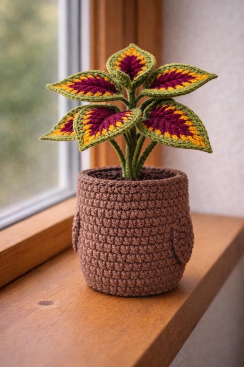 Owl Plant Pot Crochet Pattern PDF – Amigurumi Owl Flower Pot for Kids Room Decor, Cute Gift Idea, Easy DIY, Digital Download image 9