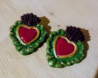 Pendientes Sagrado Corazón de Jesús