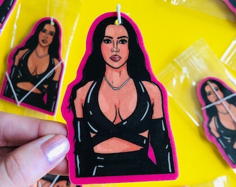 kim kardashian car Air Freshener, Funny Gifts, Funny Car Air Freshener, Fun Car Accessories, pop girl, queen, New Driver Gift