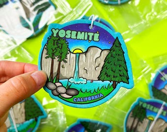 Yosemite Park Car Air Freshener, Funny Gifts, Funny Car Air Freshener, Fun Car Accessories, nature, forest, New Driver Gift