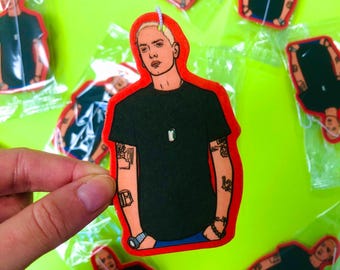 slim shady Air Freshener, Funny Gifts, Funny Car Air Freshener, Fun Car Accessories, rapper, hiphop, pop culture, New Driver Gift