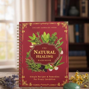 The Natural Healing Handbook – Spiral-Bound Guide To Herbal Remedies