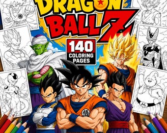 Dragon Ball Z Coloring Pages | 140 Printable Anime Sheets (PDF Download)