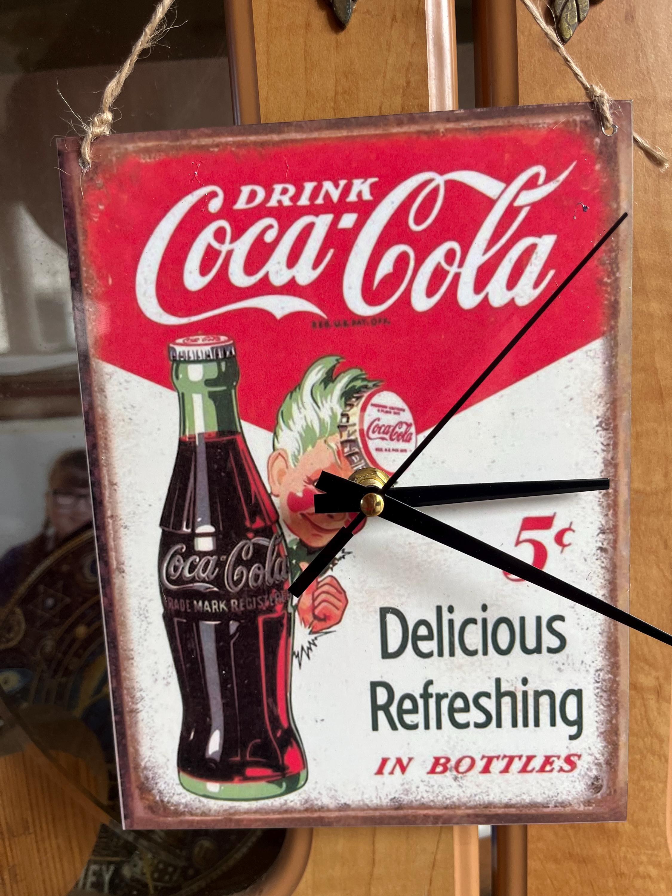 Antique Coca Cola Clock - Etsy