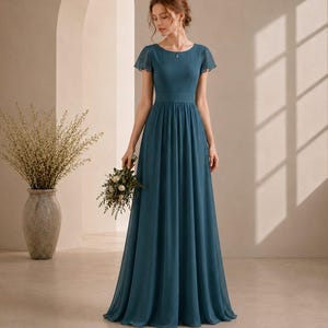 boho dress embroidered TEAL FLORAL BOHO-CHIC Maxi large THIS EXCLUSIVE EMBROIDERY IS Miss Circle Women's Umika Size_S/M Size:US8 / UK7 / EU41