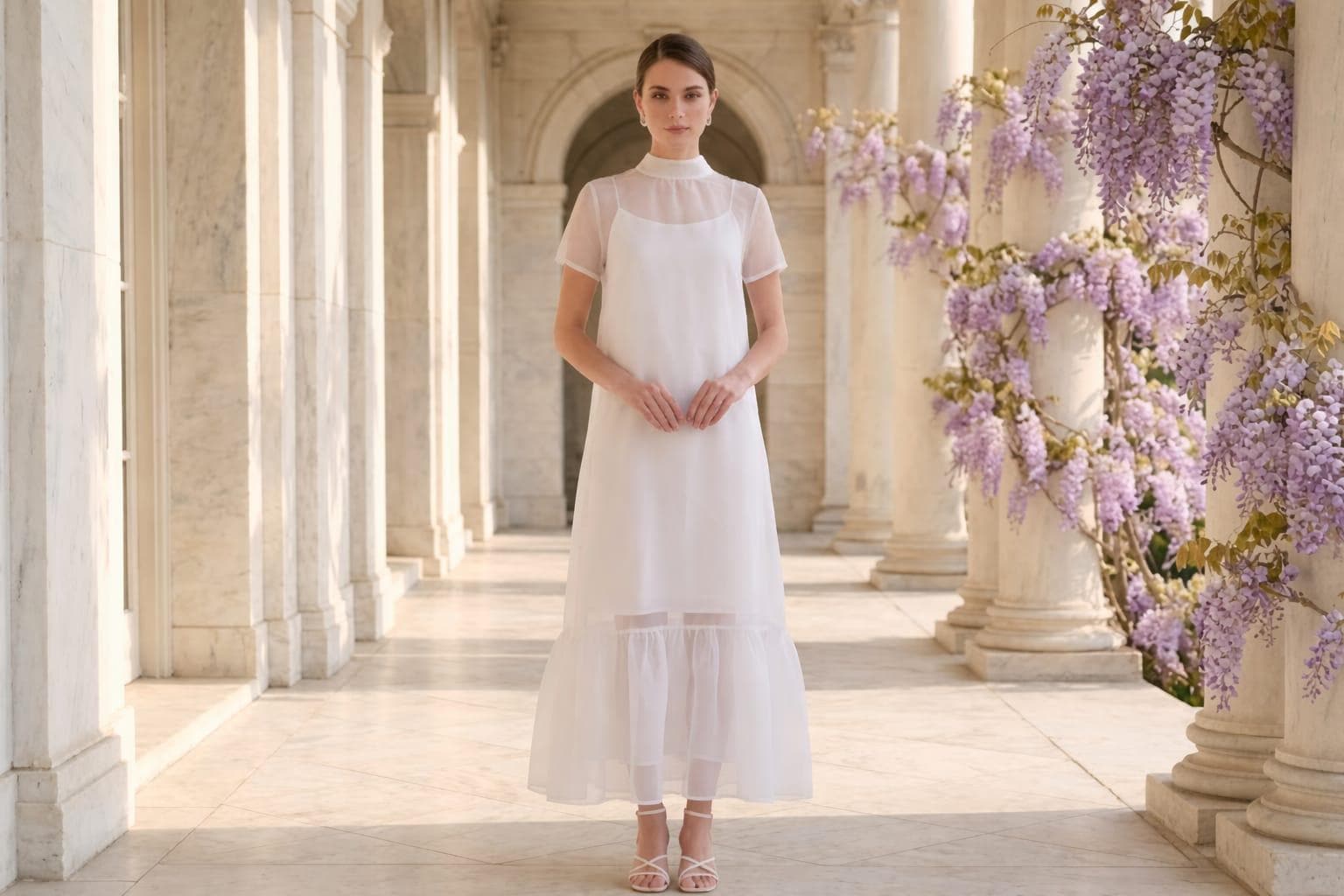 organza dress uk Floral Organza Dress