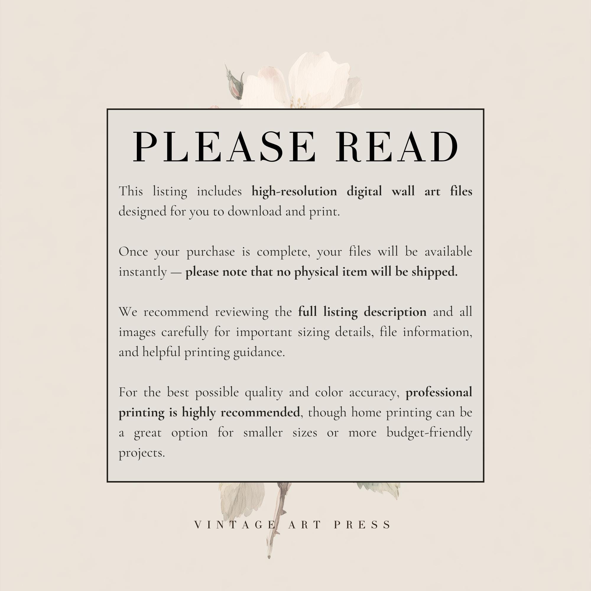 Vintage Blush Rose Botanical Wall Art Print, Antique Classic Flower ...