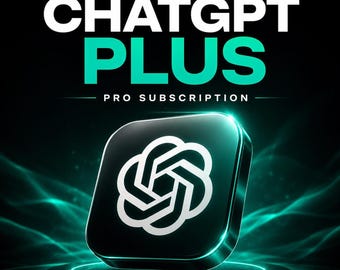 ChatGPT Plus Subscription, ChatGPT Pro Account, AI Assistant Access for Writing, Research, Coding and Productivity Tools
