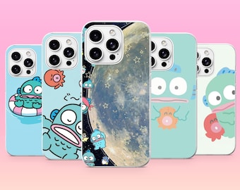 Hangyodon Phone Case Kawaii Anime Cover For iPhone 17Pro, 16, 15, 14, 13, 12, Samsung S26, S25, S24, S22, A16, A26, A56, Pixel 10,9Pro
