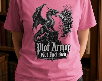Plot Armor-shirt, Fantasy Reader T-shirt, grappig cadeau RPG-gamer