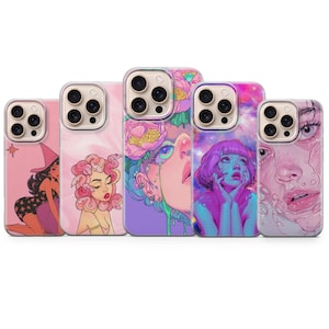 Capa para celular com estética pastel girl | Capa Dreamcore para iPhone 17 Air 16e Pro Max 15 14 13 12 11 | Samsung S26 S25 FE | Google Pixel 10