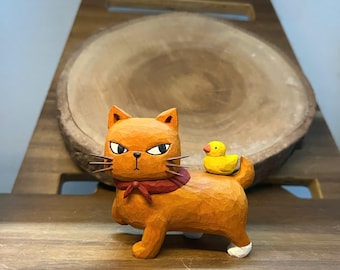 Tallado de mascotas personalizado • Figura realista de perro y gato tallada a mano • Un recuerdo imperecedero de su querido compañero