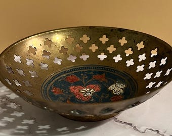 vintage brass bowl from India