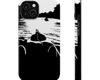 Kayak Silhouette Phone Case | Magnetic Impact-Resistant Case
