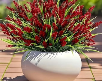 Faux Lavender Plant – UV Resistant Outdoor Flowers