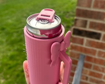 Slim Can Holder with Bow | Energy Drink | Tab Opener and Sealer