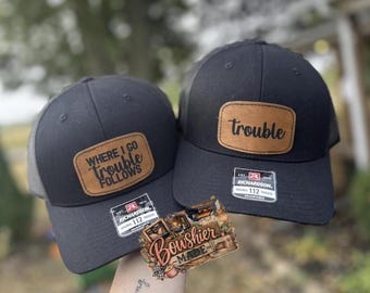 Trouble Follows Richardson Snapback Hats (Set of Two)