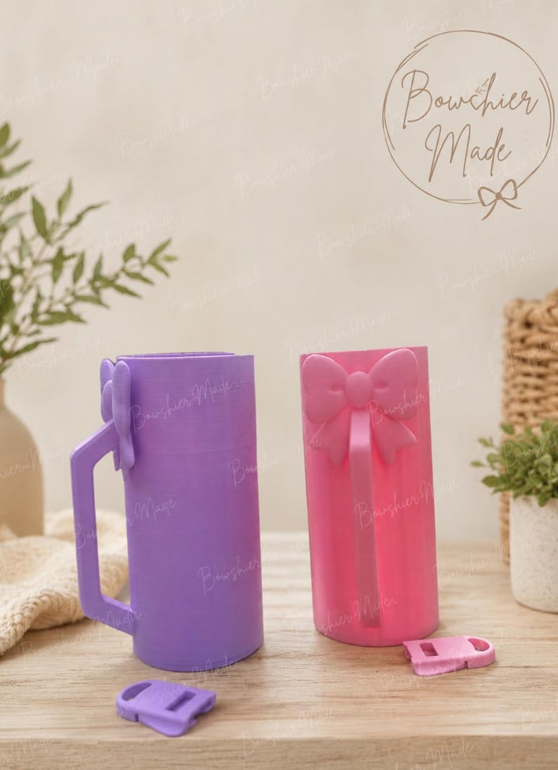 Slim Can Holder with Bow | Energy Drink | Tab Opener and Sealer image 3