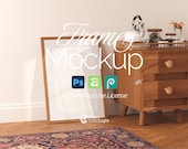 Kitchen Frame Mockup PSD – Affinity Template, JPEG (Digital Download)