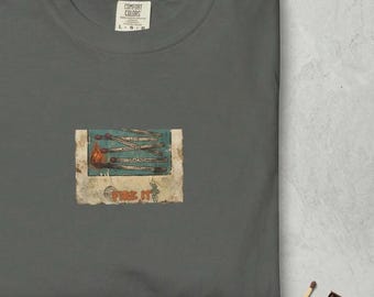 Vintage Matchbox Graphic T-shirt | Somatisk Healing Expression-tröja