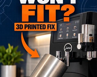 Hands-Free Coffee Filling Stand for Tall Tumblers | Espresso Machine Cup Riser | Fits Jura, DeLonghi, Yeti & More