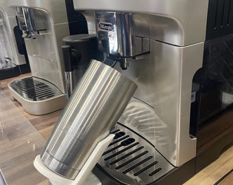 Hands-Free Coffee Filling Stand for Tall Tumblers | Espresso Machine Cup Riser | Fits Jura, DeLonghi, Yeti & More