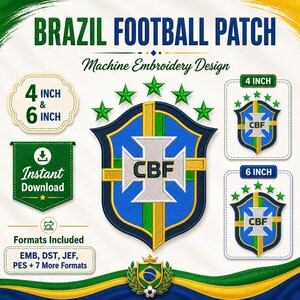 Cbf Brazil - Etsy