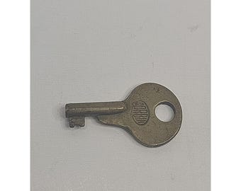 Vintage Corbin Cabinet Lock Co Small Brass Key # D4