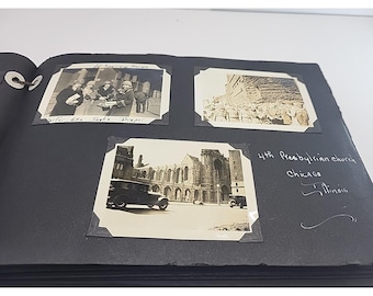 Álbum de recortes de la Cuarta Iglesia Presbiteriana de Chicago: Enfermera, años 20-30. Fotografías históricas.