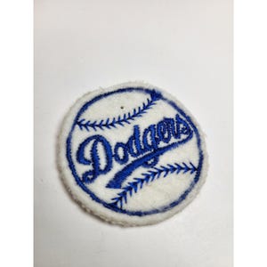 Toppa in feltro originale vintage degli anni '50/'60 della squadra di baseball MLB, 2x2 pollici, Brooklyn NY Dodgers