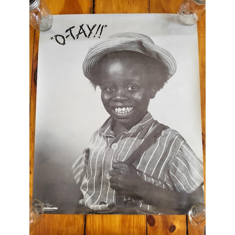 Buckwheat O-tay Our Gang Starmakers Poster Vintage 1965 Little Rascals ...