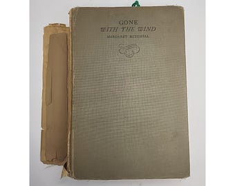 Lo que el viento se llevó Margaret Mitchell 1936 1ª edición Impresión del 4 de julio *Dañado