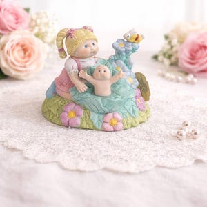 Vintage 1984 BabyLand Special Edition Musical Figurine designed by Xavier Roberts, creator of Cabbage Patch Kids.