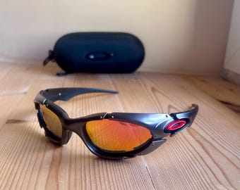 Rare Metal Black Oakley Plate Y2k Gorpcore Polarized Sunglasses - Etsy