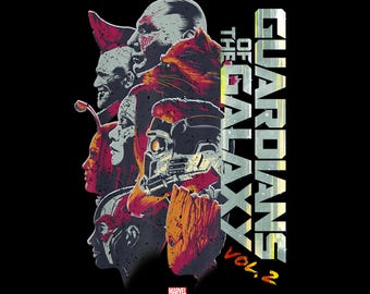 Guardians of The Galaxy Vol. 2 Epic Team Profiles – Cosmic Hero Squad PNG (Instant Download)