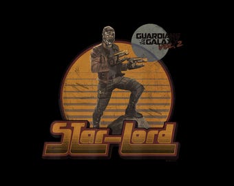 Guardians of The Galaxy Vol. 2 Star-Lord Hero Vintage – Retro Space Adventurer PNG (Instant Download)