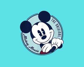 Mickey Mouse Retro Vintage – Classic Cartoon Style PNG (Instant Download)